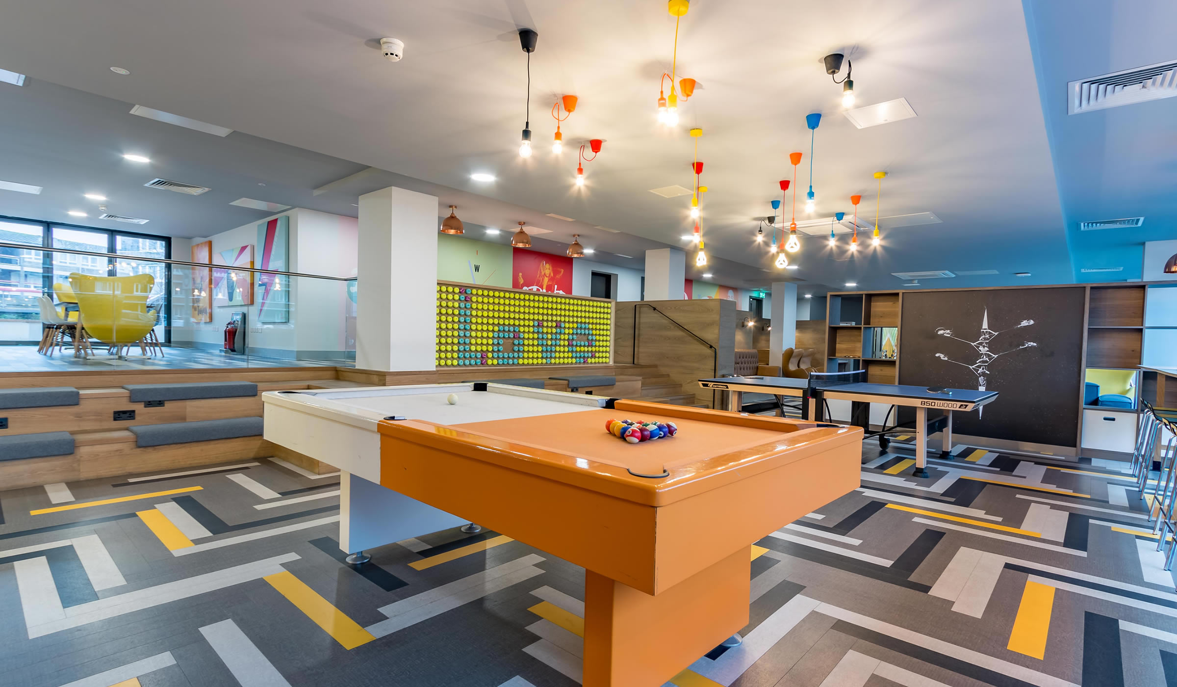 Vibe student accommodation games area